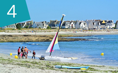 Faire le lézard ou jouer avec les enfants  sur nos plages familiales